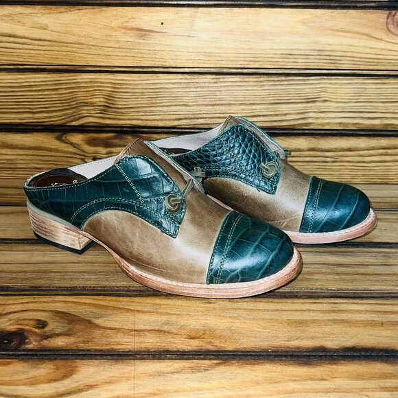 Freebird by Steven Shoes - Freebird by Steven Malena Size 6 Leather Clogs Mules Slip On Shoes Oxfords NEW